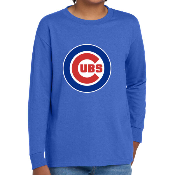 Northgate Little League Cubs Youth Heavy Cotton 100% Cotton Long Sleeve T Shirt Thumbnail