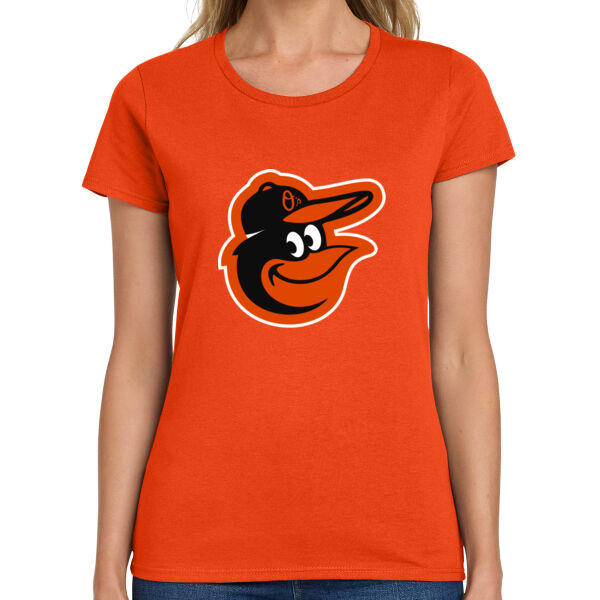 Northgate Orioles Ladies Heavy Cotton 100% Cotton T Shirt Thumbnail