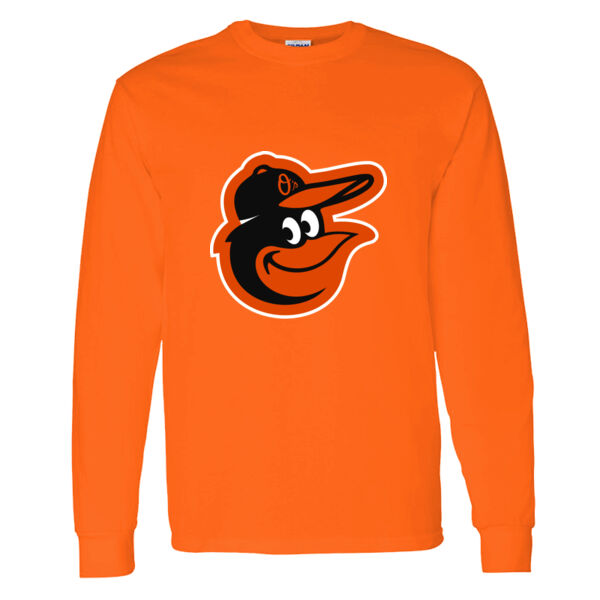 Northgate Orioles Heavy Cotton 100% Cotton Long Sleeve T Shirt Thumbnail